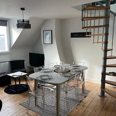La Houppa, Renove, Trouville-sur-mer, Quartier Bonsecours 아파트 트로우빌쉬메르